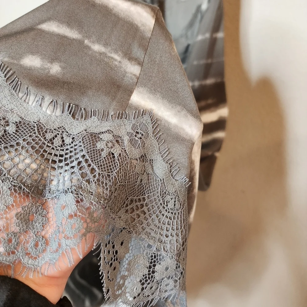 Aerie Gray Tie-Dye Slip Dress - Picture 9 of 16